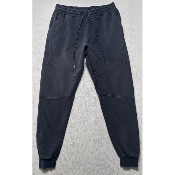 American Tall Joggers Mens Large Tall 30x32 Black Active Sweatpants Athleisure - Picture 1 of 11